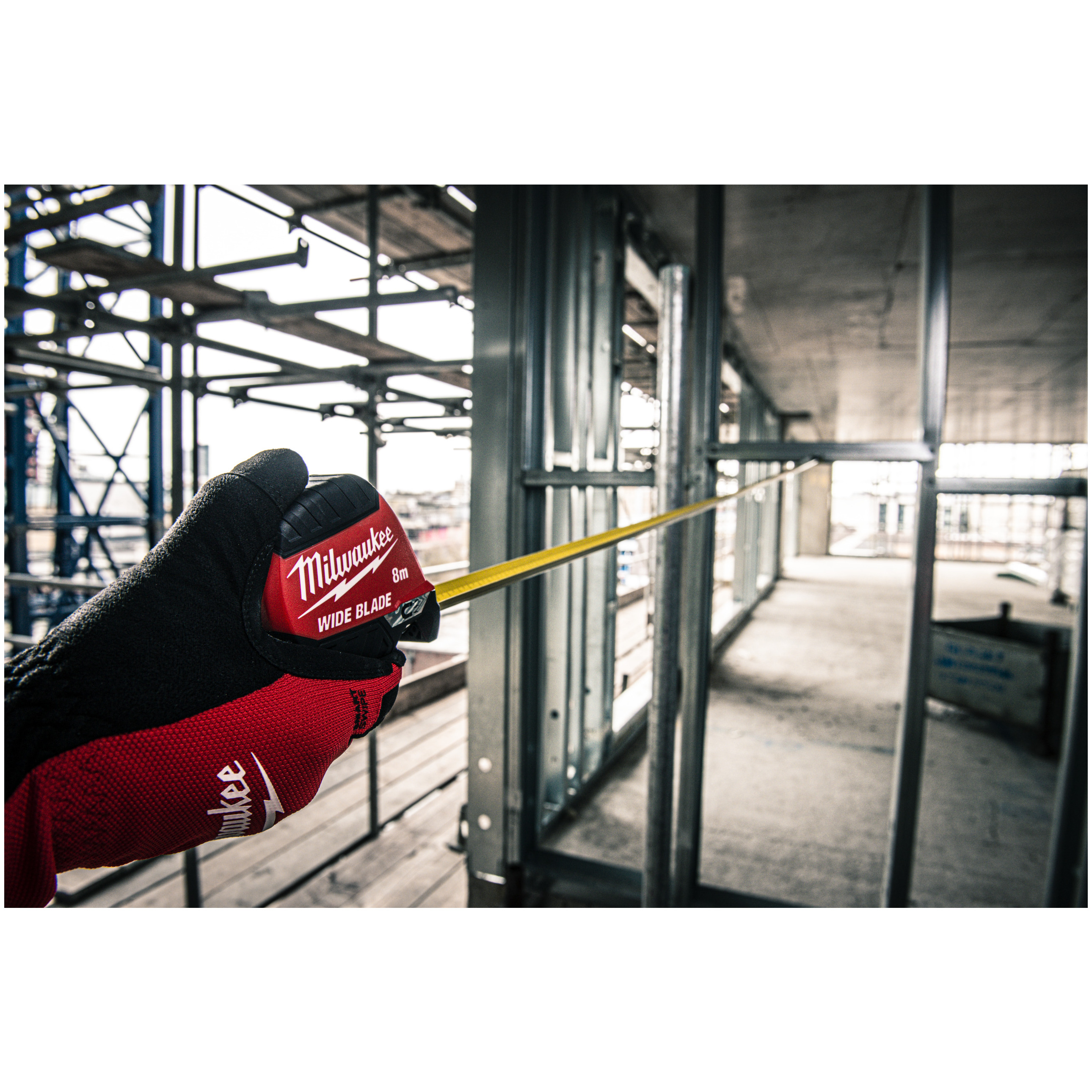 Premium-Bandmaß breit 8 m magnetisch, 35 mm breites Band Produktbild img2 L