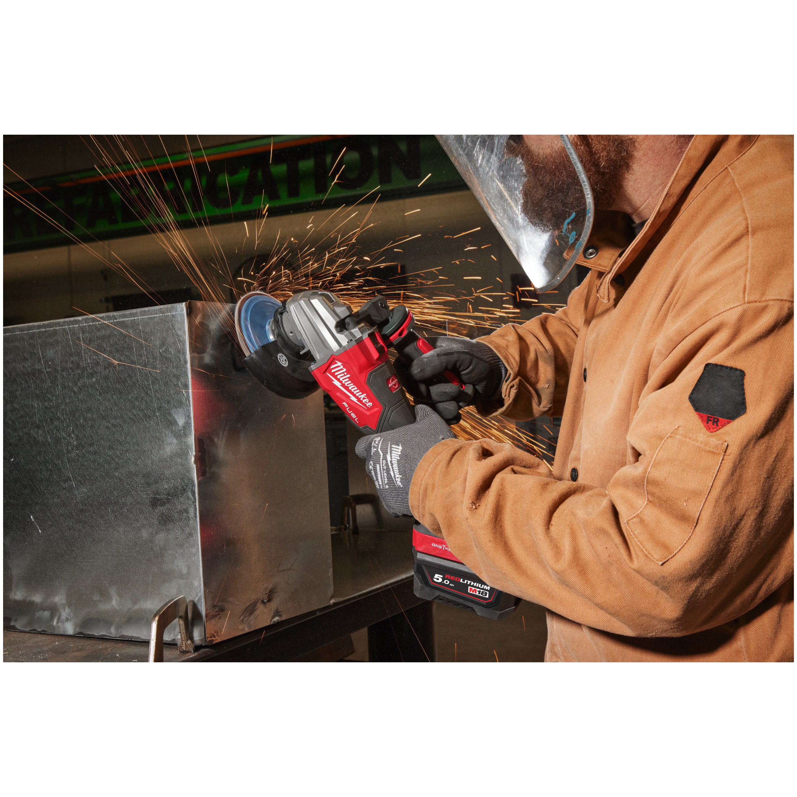 M18FSAGSVO125X-0X M18 FUEL ONE-KEY Akku-Sicherheitswinkelschleifer Produktbild img8 L