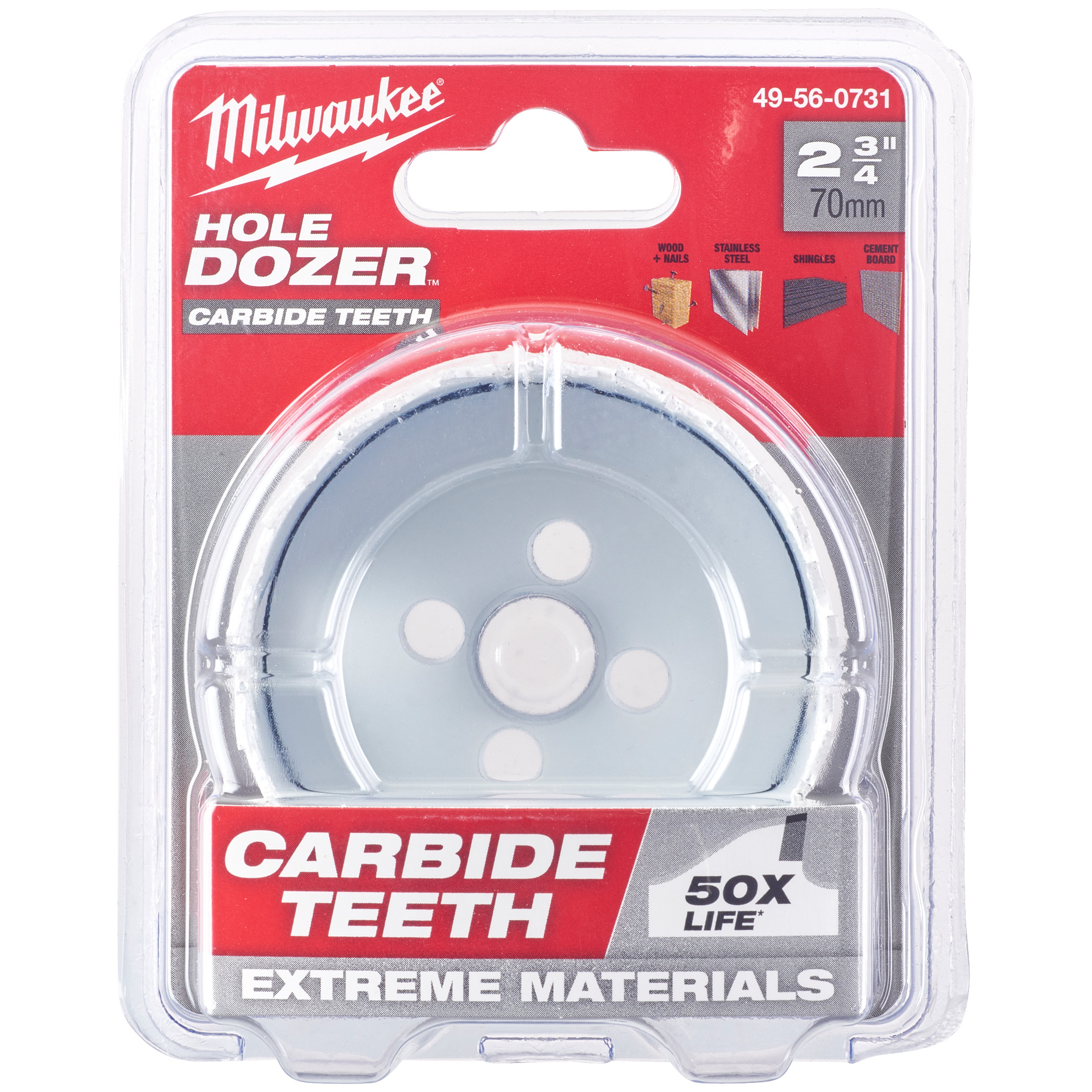 Lochsäge mit HM-Verzahnung Milwaukee Hole Dozer Produktbild img8 L
