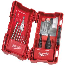 Stufenbohrer- und Metallbohrer 10-teiliges Set Produktbild