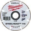 Diamanttrennscheibe DH STEELHEAD 115 mm für Stahl, Edelstahl und Beton Produktbild img2 S