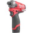 Akku-Impulsschrauber Milwaukee M12FQID-202X 12V mit Akku Produktbild img8 S