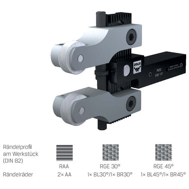 Rändelformwerkzeuge RD 2 o.R. 161-20M      0 -  65      ZEUS Produktbild img1 L