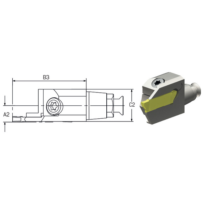 SWISS Micro, Halter TH2 SIM LW3,rechts, WSP = TH2.30 SWISS Produktbild img1 L