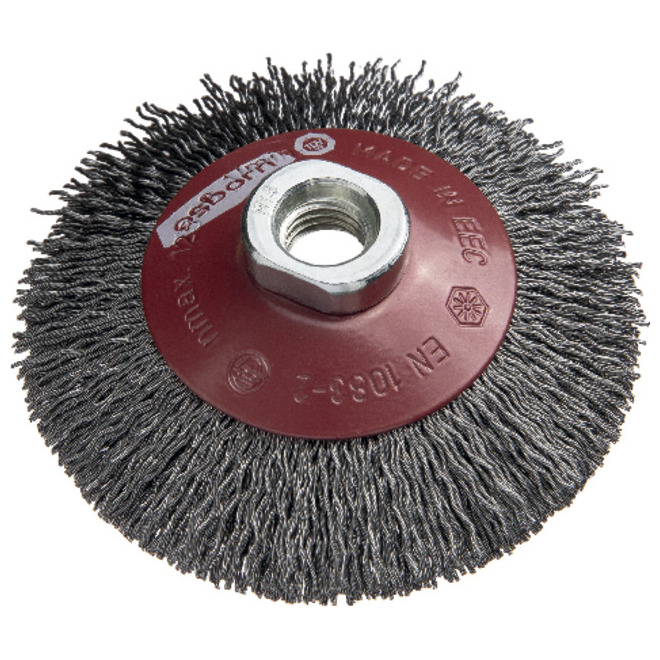 Xtrem Kegelbürste,D. 100 gewellt Draht 0,30  Gew. M14 Produktbild img1 L