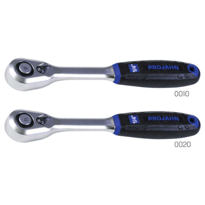 Umschaltknarre, feinverz. 1/4' mit Sicherung  -PROJAHN- Produktbild img1 L