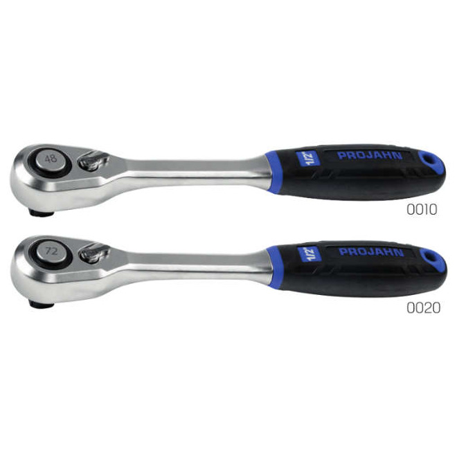 Umschaltknarre, feinverz. 1/2' mit Sicherung  -PROJAHN- Produktbild img1 L