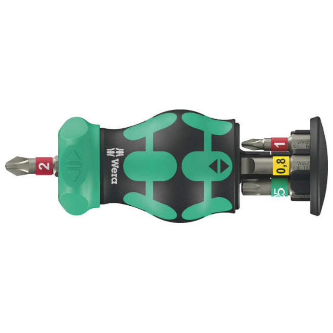 Magazin-Bithalter mit Ratsche Kraftform Kompakt Stubby  Wera Produktbild img1 L