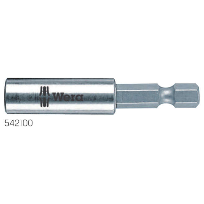 Bit-Halter WERA, mit Magneteinsatz und Edelstahlhülse Produktbild img1 L