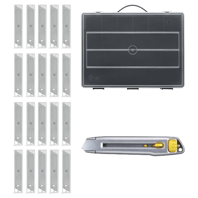 Klingen im Organizer 200 Abbrechklingen &amp; Cutter Produktbild img1 L