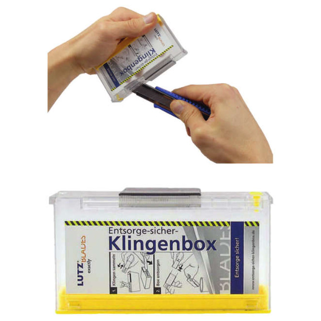Abrechklingen-Sammelbox für gebrauchte Klingen -Lutz- Produktbild img1 L