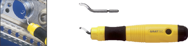 Softgrip-Entgrater mit Zwillings-Klingenaufnahme Produktbild img1 L