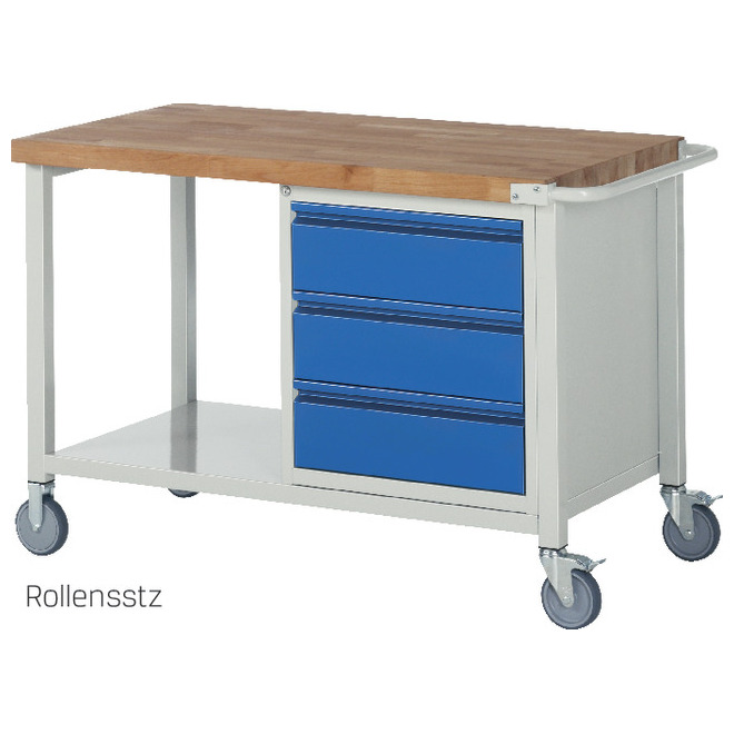 Mobile WB, 3 SL 1500x700x880 mm, RAL 7035/7016 Produktbild img1 L