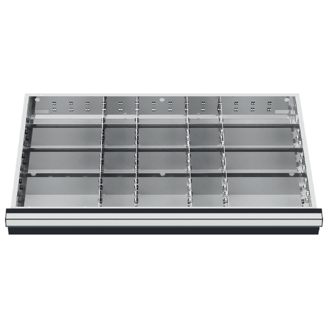 Schubladeneinteilung 800x450mm Metalleinteilung FH 100/125 mm Produktbild img1 L