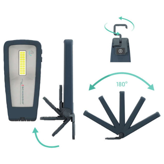 LED-Akku-Handleuchte, 200 lm MINIFORM OPTILight  -SCANGRIP- Produktbild img1 L