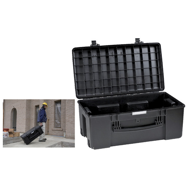 Transportbox (PP) mit Rollen, abschließbar Produktbild img1 L