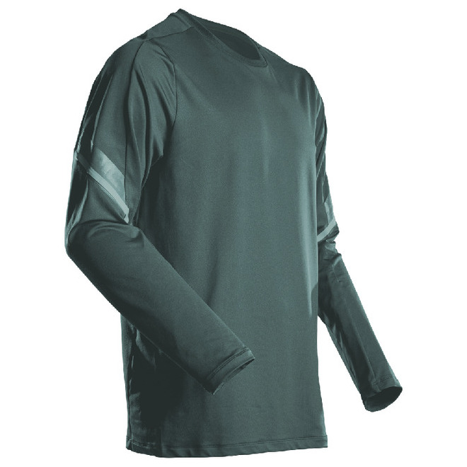 T-Shirt CUSTOMIZED MASCOT, Langarm, waldgrün Produktbild img1 L