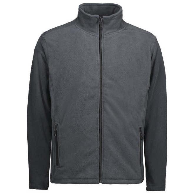 Microfleece Herrenjacke, Gr. L grau  - ID - Produktbild img1 L