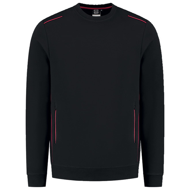 Sweatshirt Accent schwarz/rot XL -TRICORP- Produktbild img1 L
