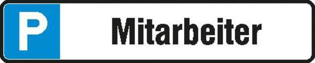 Parkplatzschild Alu B520xH110 mm Produktbild img1 L