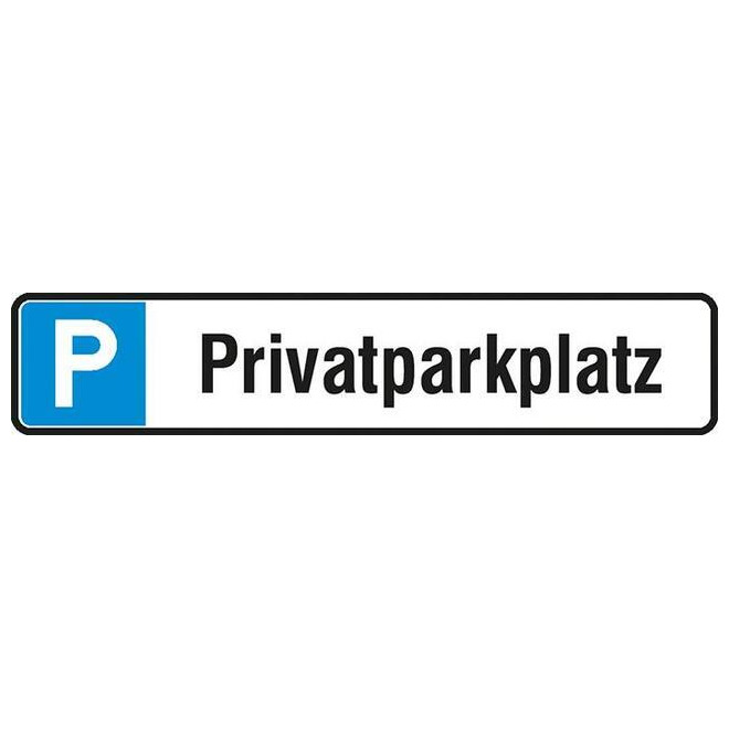 Parkplatz-Reservierungsschild, PRECITOOL, Kennzeichenformat Produktbild img1 L