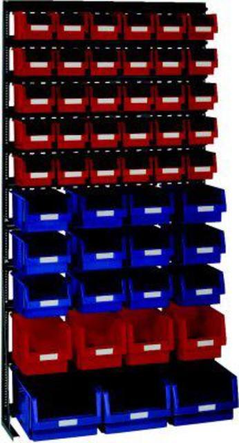 Vario-Regal V15l mit PLK-Kästen, schwarz Produktbild img1 L