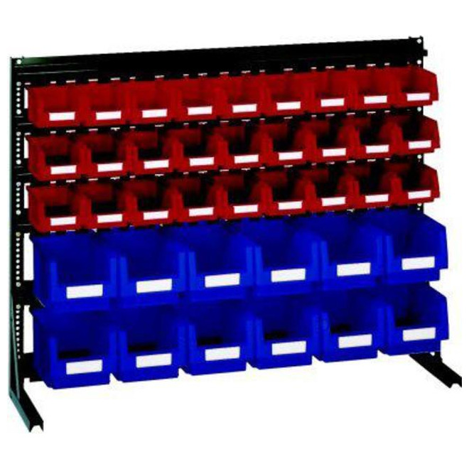 Vario-Regal V6B mit 39 PLK-Kästen, bl/rot Produktbild img1 L