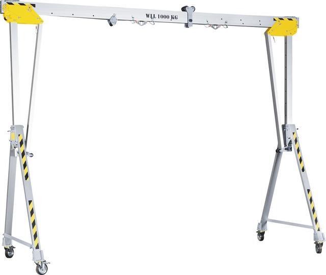 Alu-Portalkran RLPK-M-2 fahrbar / klappbar 1750kg Produktbild img1 L
