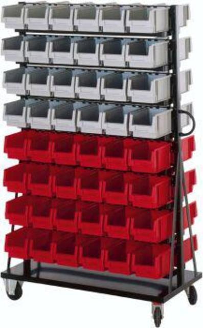 Montage-Rollwagen 1000x500x1640 mm 96 Käst. Produktbild img1 L