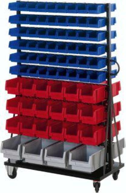Montage-Rollwagen 1000x500x1640 mm 152Käst. Produktbild img1 L