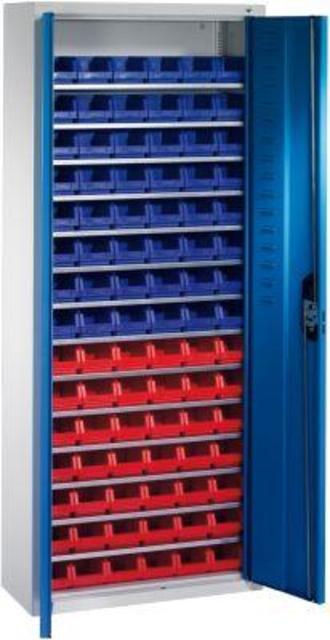 Regalschrank BxTxH 700x300x1690 mm C+P, mit 14 Fachböden Produktbild img1 L