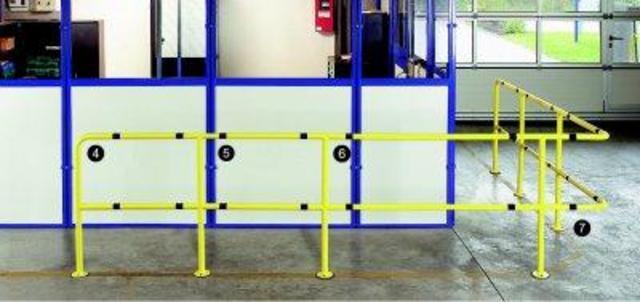 Schutzgeländer TTS, grundiert/gelb Produktbild img1 L