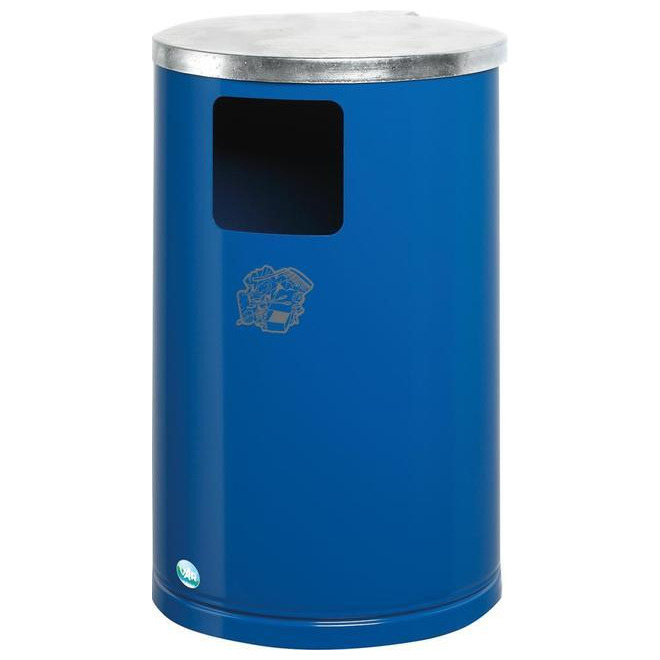 Abfallsammler 30 l blau verschließbar Produktbild img1 L
