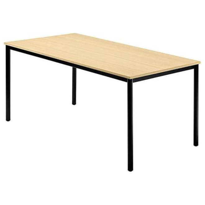 Besprechungstisch 160x80 Ahorn/schwarz Produktbild img1 L