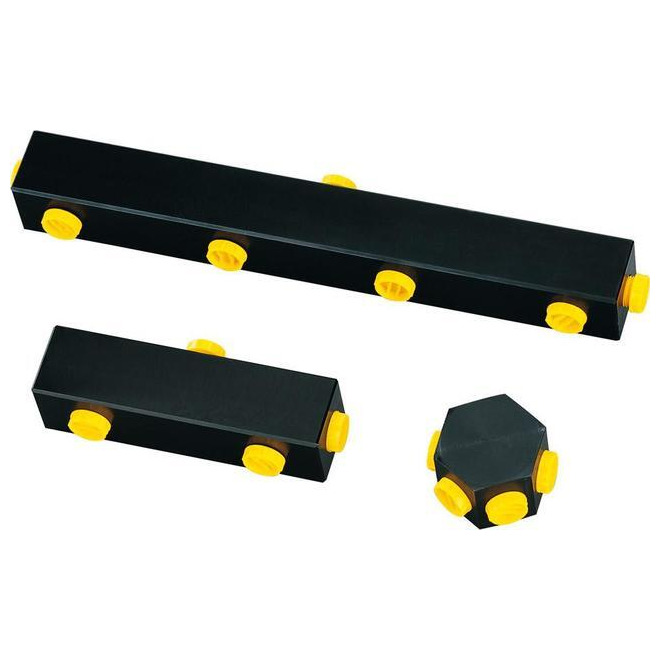 Verteilerbock hydraulisch Anschlüsse 4x3/8NPT innen Produktbild img1 L