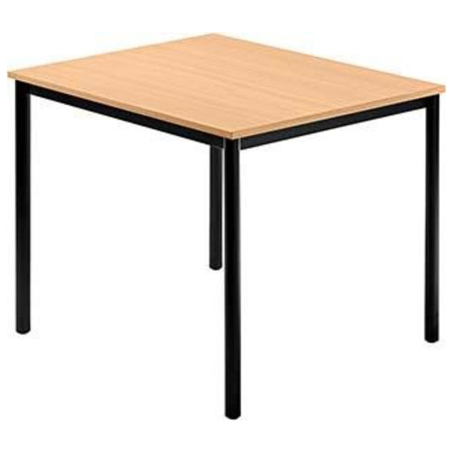 Besprechungstisch 80x80 Buche/Schwarz Produktbild img1 L