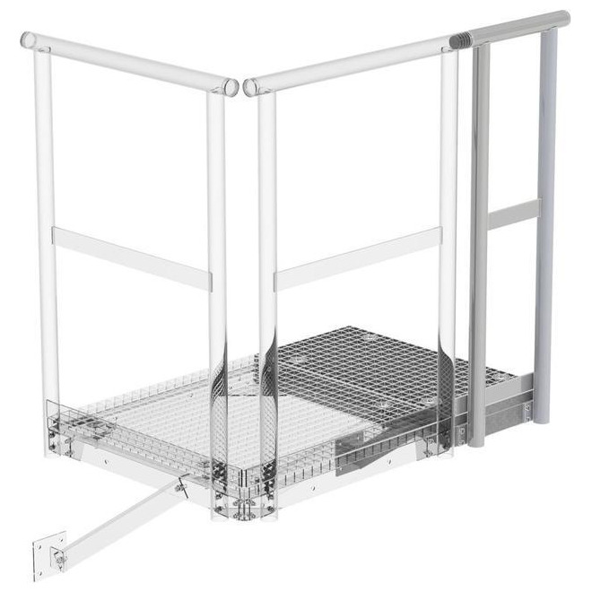 Erweiterungspodest Stahl verzinkt Produktbild img1 L