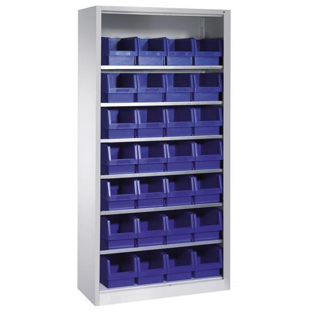 Regalschrank BxTxH 1000x420x1980 mm C+P, mit 6 Fachböden Produktbild img1 L