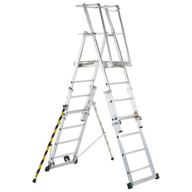 Teleskop-Plattformleiter ZAP Telemaster S ZARGES Produktbild img1 L