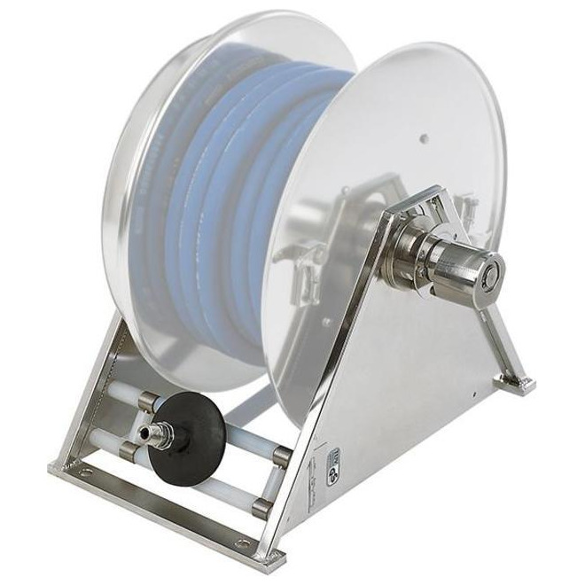 Schwenkbare Wandplatte PRECITOOL, für Edelstahl-Schlauchaufroller Model VA 5000 Produktbild img1 L