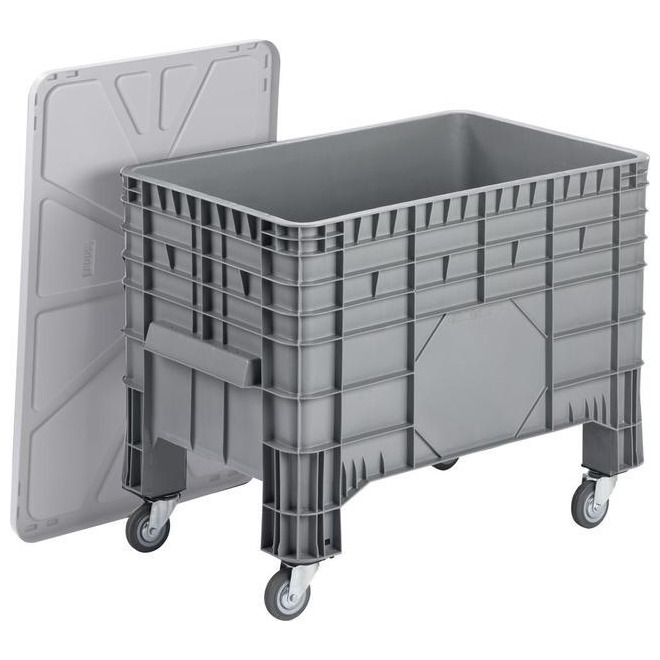 Großbehälter PE fahrbar B1040xT640xH790 mm Produktbild img1 L