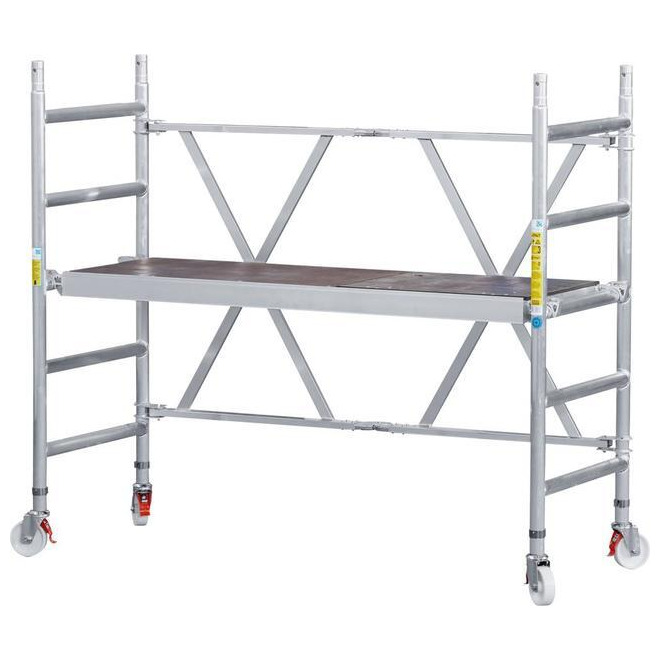 Klappgerüst CompactMaster 1T und 2T ZARGES, einfache und doppelte Plattformbreite Produktbild img1 L