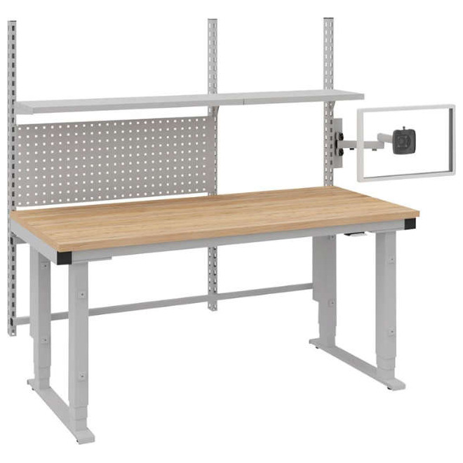 Systemtisch OTTO KIND, Multi4easy B1685xT800xH730-1320 mm Tischplatte Multiplex elektr. verstellbar Produktbild img1 L