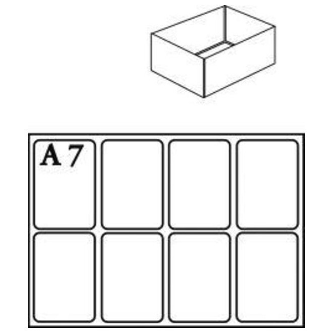 Einsatz-Set für Schublade G 4 Stück DIN A7 Produktbild img1 L