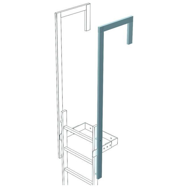 Ausstiegsholm abgewinkelt Stahl verzinkt Produktbild img1 L