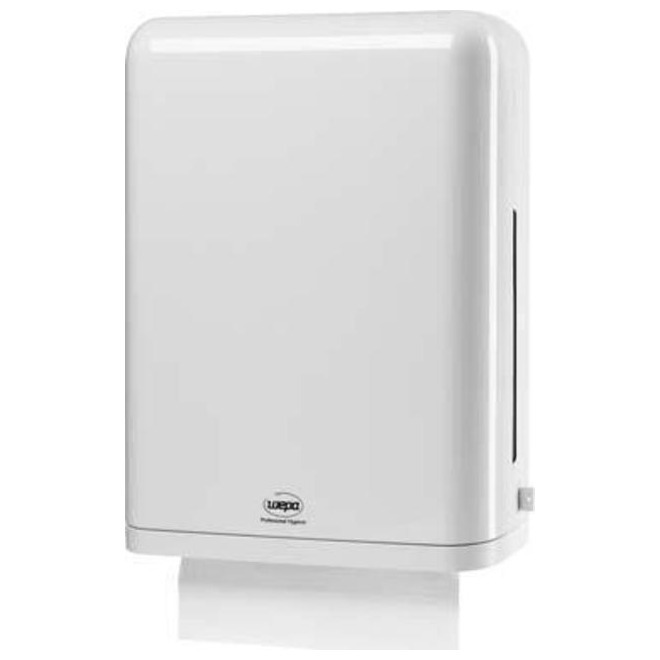 Handtuchspender, Kst., grau/weiß 440x372x151mm Produktbild img1 L