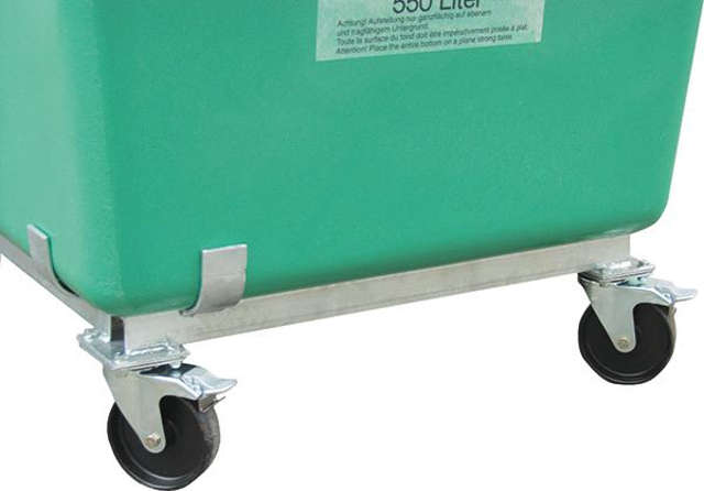 Lenkrollengestell für Behälter 200 l hoch Produktbild img1 L