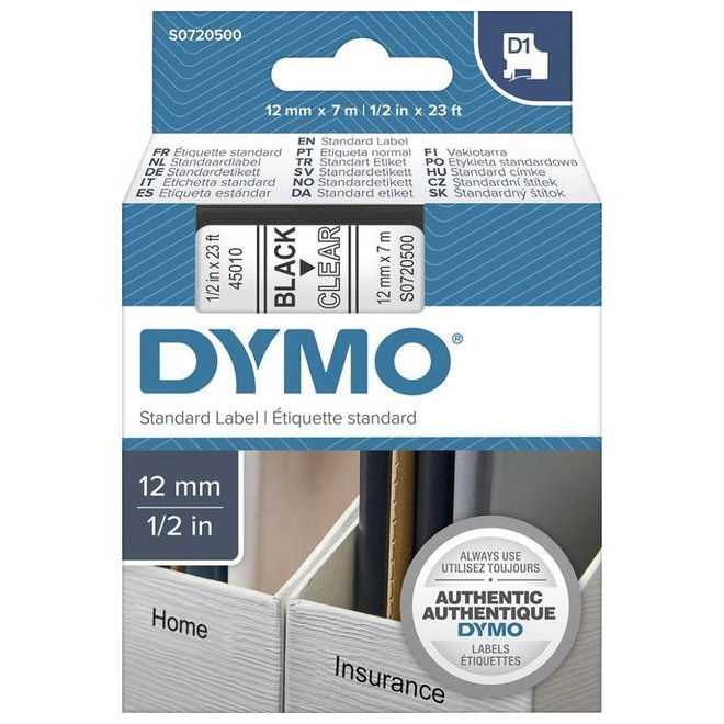 DYMO® D1-Schriftband PRECITOOL, 12 mm Produktbild img1 L