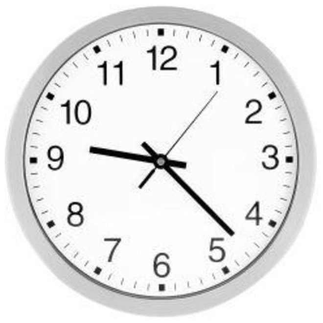 Quarz-Wanduhr D300 eleg. Ziffernblatt we, Zahlen Produktbild img1 L