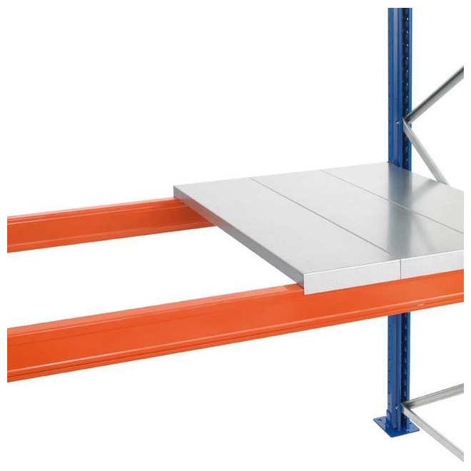 Palettenregal Stahlpaneel 1100x3300 mm aufgelegt s Produktbild img1 L
